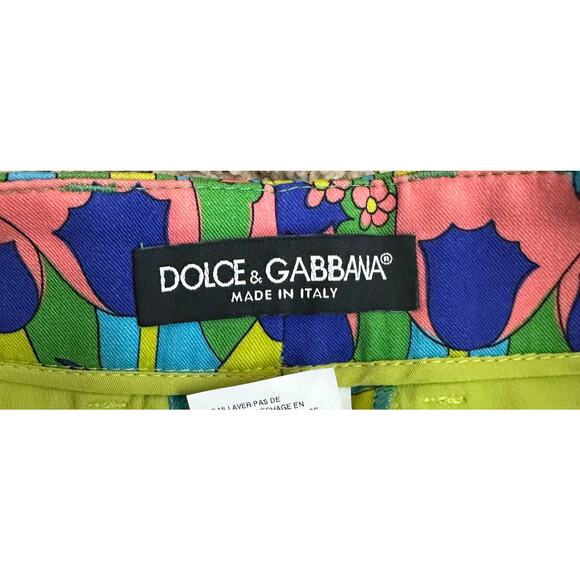 DOLCE & GABBANA 60S TAILORED SHORTS in St Anni Size 36 US 4 New with tags - Picture 3 of 5